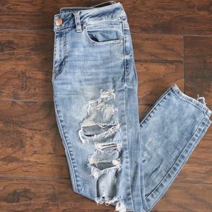 American Eagle ripped jeans